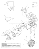 Page B Diagram and Parts List for 31AH5Q3G401 2002 Yard Man Snow Blower